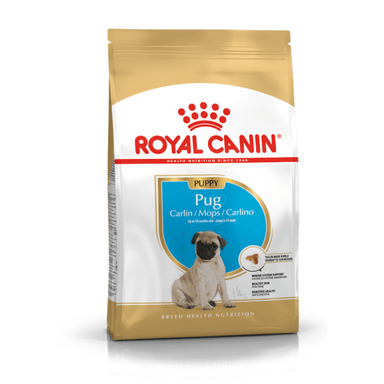 Royal Canin Pug Puppy – Hrană Uscată pentru Căței din Rasa Pug, 1,5 kg